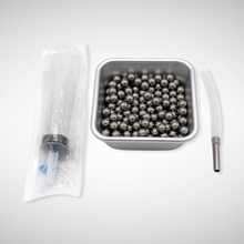 Laden Sie das Bild in den Galerie-Viewer, Schwadenbox Set mit Edelstahlkugeln, mit/ohne Spritze (Dampferzeuger, Ofenbedampfer)