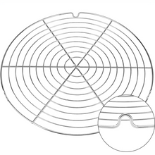 Laden Sie das Bild in den Galerie-Viewer, Auskühlgitter für Brote, Gebäck und Kuchen, rund, Ø 30 cm