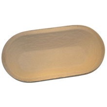 Laden Sie das Bild in den Galerie-Viewer, Gärkorb (Brotform, Simperl) Oval länglich aus Holzschliff, 0,75 Kg, 29 x 13 cm / Schmaler Boden