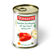 Laden Sie das Bild in den Galerie-Viewer, San Marzano Tomaten in der Dose, geschält (Pizzasauce)