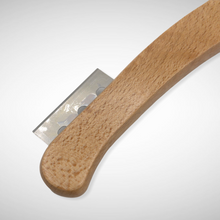 Laden Sie das Bild in den Galerie-Viewer, Teigritzer (Baguettemesser, Bäckermesser) Holzgriff mit Rasier- oder Stahlklinge