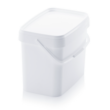 Laden Sie das Bild in den Galerie-Viewer, Aufbewahrungseimer für Mehl, Eckig, 16,6 Liter (~ 11 Kg Mehl)