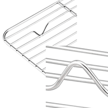 Laden Sie das Bild in den Galerie-Viewer, Auskühlgitter für Brote, Gebäck und Kuchen, Edelstahl, 2er Set - 25.stunden.BROT