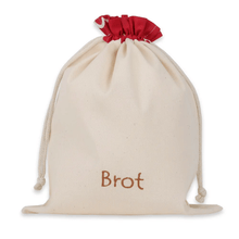 Laden Sie das Bild in den Galerie-Viewer, Brot Aufbewahrungsbeutel aus Baumwolle, Motiv "Herzen" - 25.stunden.BROT