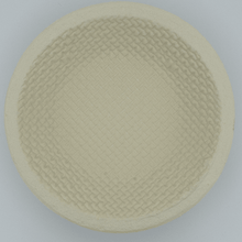 Laden Sie das Bild in den Galerie-Viewer, Gärkorb (Brotform, Simperl) mit Muster "Waffel" Rund aus Holzschliff, 1 Kg, ø=23 cm - 25.stunden.BROT