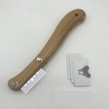 Laden Sie das Bild in den Galerie-Viewer, Teigritzer (Baguettemesser) Holzgriff/Metallklinge - 25.stunden.BROT