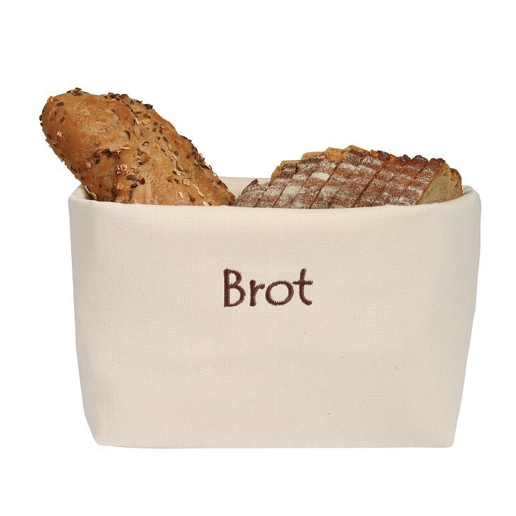 Brotkorb und Brottasche aus Bio-Baumwolle, Motiv 