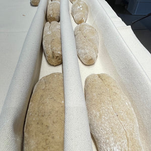 Bäckerleinen aus Baumwolle für Baguette- und Brotteig