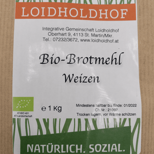 Bio Brotmehl Weizenmehl Typ 2000 - 25.stunden.BROT