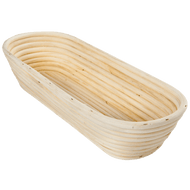 Gärkorb (Brotform, Simperl) oval aus Peddigrohr - 25.stunden.BROT