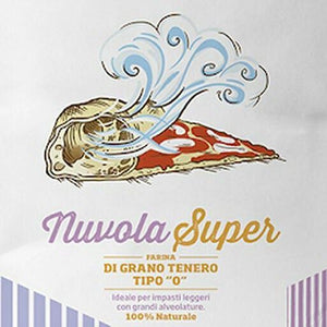 Pizza-Mehl Typ 0 - Caputo Nuvola Super (Weizenmehl) - 25.stunden.BROT
